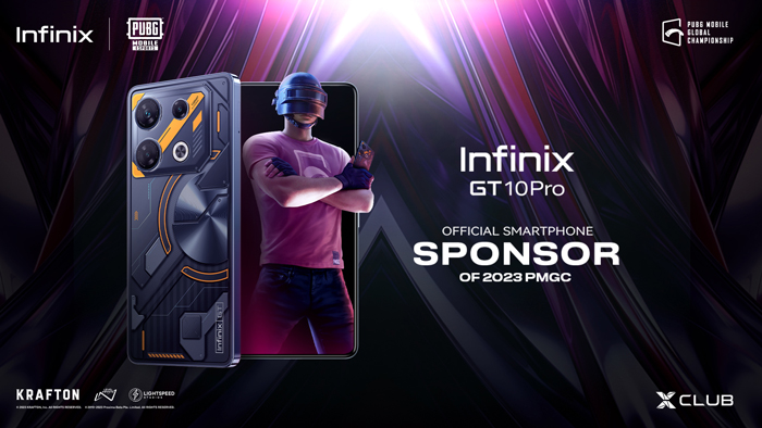 Infinix GT 10 Pro พร้อมร่วมสนับสนุนการแข่งขัน PUBG Mobile Global Championship 2023