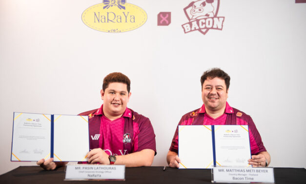 NaRaYa จับมือ Bacon Time ร่วมกันสร้างปรากฏการณ์ใหม่ของวงการไลฟ์สไตล์แฟชั่นไทยและ Esports