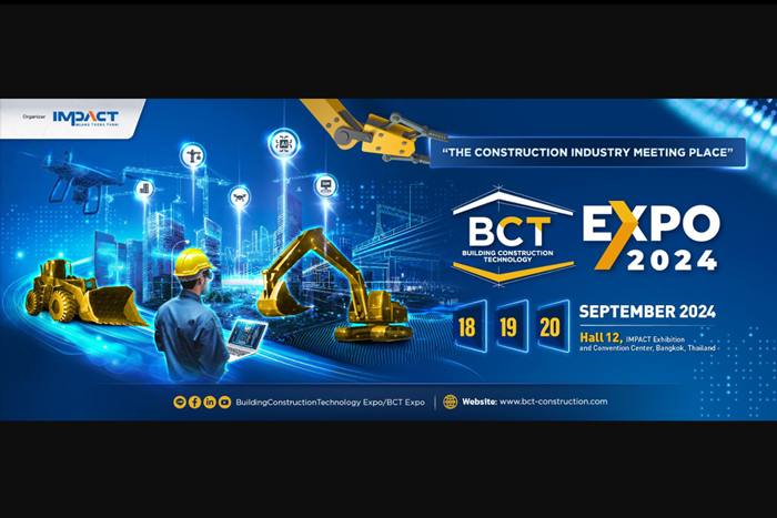 อิมแพ็ค เตรียมจัดใหญ่งาน “BCT Expo 2024” งานเดียวครบ จบ ทุกเรื่องก่อสร้าง