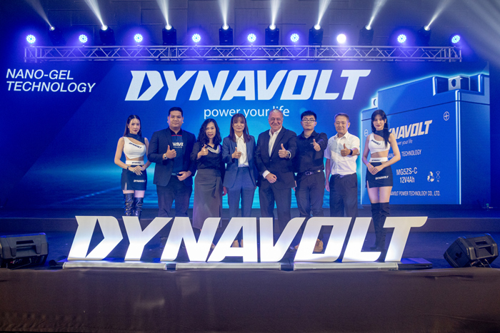 DYNAVOLT POWER YOUR LIFE ครั้งแรกในไทยกับงานเปิดตัวแบตเตอรี่มอเตอร์ไซค์ ไดนาโวลต์ นาโนเจล เทคโนโลยี 1 เดียวในโลก