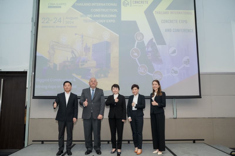 เอ็มบี โกลบอล มาร์เก็ตติ้งส์ ประกาศจัดงาน CBA EXPO 2024 และ CONCRETE EXPO ASIA 2024 มหกรรมแสดงสินค้าและเจรจาธุรกิจเครื่องจักรกล-เทคโนโลยีเพื่ออุตสาหกรรมการก่อสร้างครบวงจร