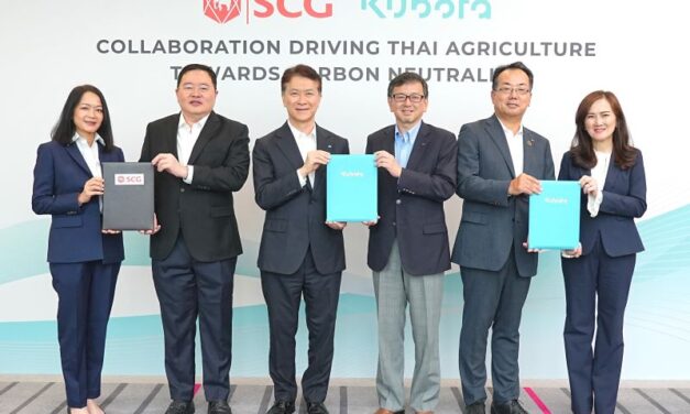 สยามคูโบต้า คูโบต้าคอร์ปอเรชั่น ร่วมกับ เอสซีจี ลงนามความร่วมมือผลักดันภาคเกษตรไทยสู่ความเป็นกลางทางคาร์บอน