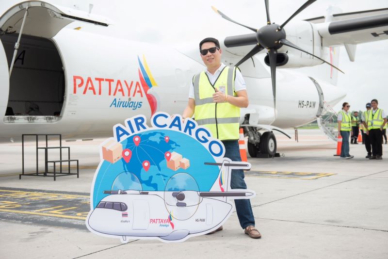 พัทยา แอร์เวย์ เปิดตัวบริการขนส่งสินค้าทางอากาศด้วยเครื่องบิน ATR 72-500 Freighter