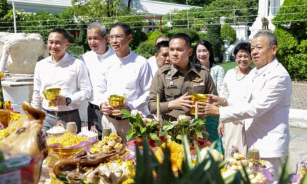 สน.วังทองหลาง ครบรอบ 30 ปี ถือฤกษ์ดีจัดพิธีเททองหล่อพระพุทธชยันตี ปางสมาธิ พระพุทธรูปประจำหน่วย เสริมสิริมงคลแก่ข้าราชการตำรวจ บุคลากรในหน่วยงาน และประชาชนผู้ใช้บริการ