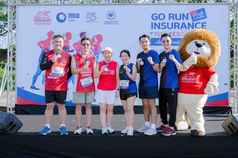 เจนเนอราลี่ ไทยแลนด์ ร่วมสนับสนุน กลุ่ม ทิสโก้ จัดงาน “Go Run มันส์กว่าเดิม #2” ส่งเสริมสุขภาพดี ลดโรค NCDs