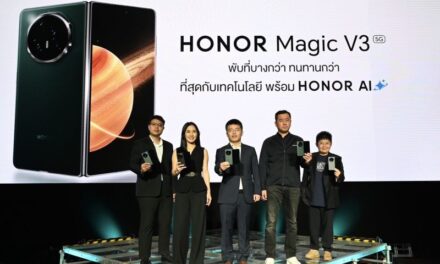 HONOR Magic V3 บางเบากว่า ทนทานกว่า พร้อมเปิดประสบการณ์การใช้งานสุดล้ำกับ HONOR AI ในราคา 54,990 บาท