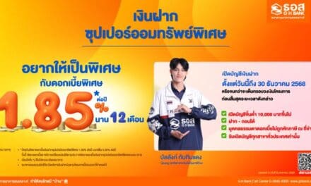 ธอส. เอาใจคนรักการออม เปิดบัญชีเงินฝาก “ซุปเปอร์ออมทรัพย์พิเศษ” ตั้งแต่วันนี้ ถึงวันที่ 30 ธันวาคม 2568 รับอัตราดอกเบี้ยสูงถึง 1.85% ต่อปี นาน 12 เดือน