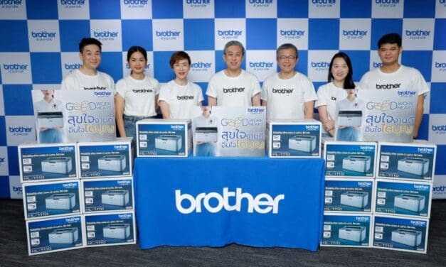 บราเดอร์ร่วมถวายเครื่องพิมพ์ 100 เครื่องให้ศาสนสถานทั่วประเทศ เสริมสร้างสังคมผ่านโครงการ “GOOD WORK GOOD HEART สุขใจงานดี อิ่มใจได้บุญ”