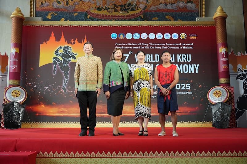 กระทรวงการท่องเที่ยวและกีฬา เตรียมพร้อมจัดงานไหว้ครูมวยไทยโลก ครั้งที่ 17 ณ จังหวัดพระนครศรีอยุธยา หนึ่งใน Grand Festivity เสริมพลัง Soft Power ดึงนักมวยทั่วโลกสู่ประเทศไทย