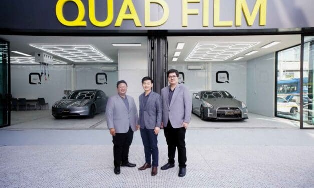 Quad Film มั่นใจศักยภาพตลาดรถยนต์ในประเทศไทย เดินหน้าขยายตัวแทนจำหน่าย 70 แห่งทั่วประเทศ ตั้งเป้ามีตัวแทนกว่า 25 แห่ง ในปีแรก และส่วนแบ่งตลาดฟิล์มกรองแสงพรีเมียม 10% ภายใน 3 ปี