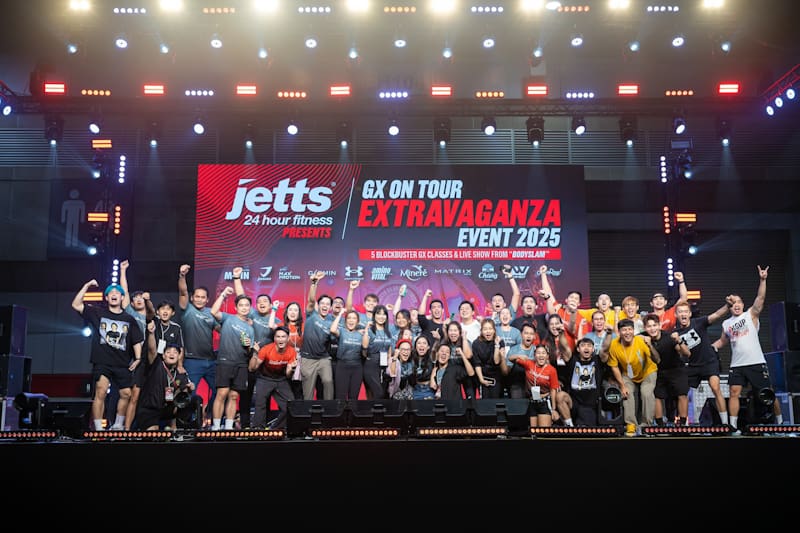 Jetts Fitness จัดมหกรรมความฟิต “GX on Tour Extravaganza Event 2025” สุดยิ่งใหญ่ รวมคลาสออกกำลังกายยอดฮิต พร้อมมินิคอนเสิร์ตจาก Bodyslam