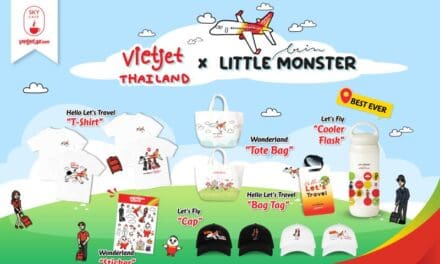 เวียตเจ็ทไทยแลนด์ จับมือ จิน Little Monster เปิดตัวคอลเลกชันสินค้าท่องเที่ยวสุดน่ารัก พร้อมสร้างความสุขในทุกการเดินทาง