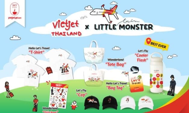 เวียตเจ็ทไทยแลนด์ จับมือ จิน Little Monster เปิดตัวคอลเลกชันสินค้าท่องเที่ยวสุดน่ารัก พร้อมสร้างความสุขในทุกการเดินทาง