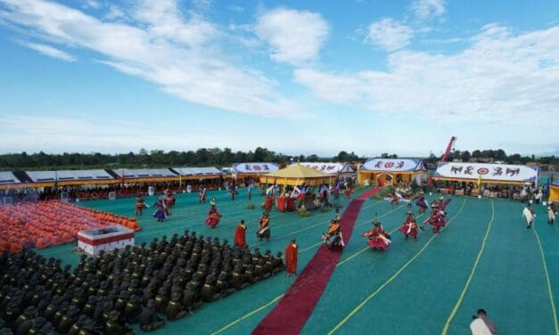 สมเด็จพระราชาธิบดีจิกมี เคเซอร์ นัมเกล วังชุก เสด็จเป็นองค์ประธานในพิธีเปิดการก่อสร้างสนามบินนานาชาติเกเลพูอย่างเป็นทางการ