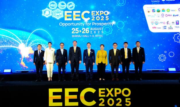 ทีเส็บ จับมือ สกพอ. พร้อมพันธมิตรภาครัฐ เอกชนกว่า 100 หน่วยงาน เปิดงาน EEC EXPO 2025 เวทีระดับนานาชาติ โชว์ศักยภาพโครงสร้างพื้นฐาน เทคโนโลยีขั้นสูง กลไกสนับสนุนการลงทุนแบบครบวงจร