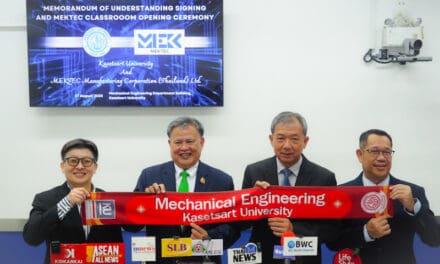 มหาวิทยาลัยเกษตรศาสตร์ จับมือ “เม็กเท็ค” เปิดตัว “MEKTEC Classroom” ปฏิวัติการเรียนรู้วิศวกรรมสู่ยุคอุตสาหกรรมอนาคต เดินหน้า 3 ความร่วมมือใหญ่: AR/VR/MR – Smart Maintenance – พลังงานคาร์บอนต่ำ