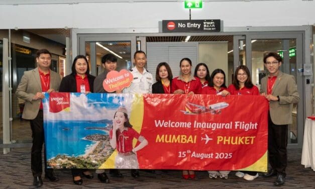เวียตเจ็ทไทยแลนด์ เริ่มเที่ยวบินปฐมฤกษ์ “ภูเก็ต – มุมไบ” เสริมเครือข่ายเส้นทางบินสู่อินเดีย