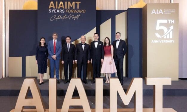 บริษัท หลักทรัพย์จัดการกองทุนเอไอเอ (ประเทศไทย) จำกัด จัดงานฉลองครบรอบ 5 ปี แห่งความเชื่อมั่น สู่อนาคตที่มั่นคง พร้อมเดินหน้าส่งเสริมความมั่งคั่งที่ยั่งยืนให้แก่คนไทย
