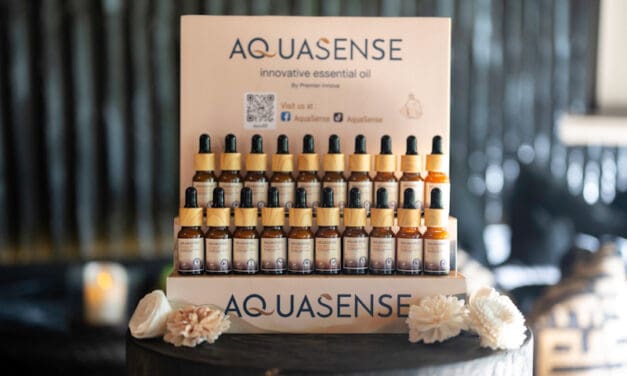 AquaSense เปิดตัวนวัตกรรมใหม่ Essential Oil เนื้อน้ำนม ตัวช่วยคลายเครียดชีวิตคนเมืองด้วยการใช้กลิ่นบำบัด เปิดตัวครั้งแรกในงาน ‘Sense of Tomorrow’ เพื่อเปิดประสบการณ์ Wellness & Neurocosmetics แห่งอนาคต