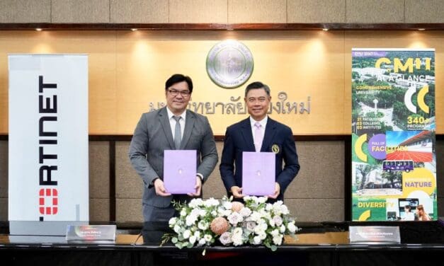 ฟอร์ติเน็ต เดินหน้าขับเคลื่อนหลักสูตร Fortinet Network Security Expert จับมือมหาวิทยาลัยเชียงใหม่ เข้าร่วมเป็น Academic Partner