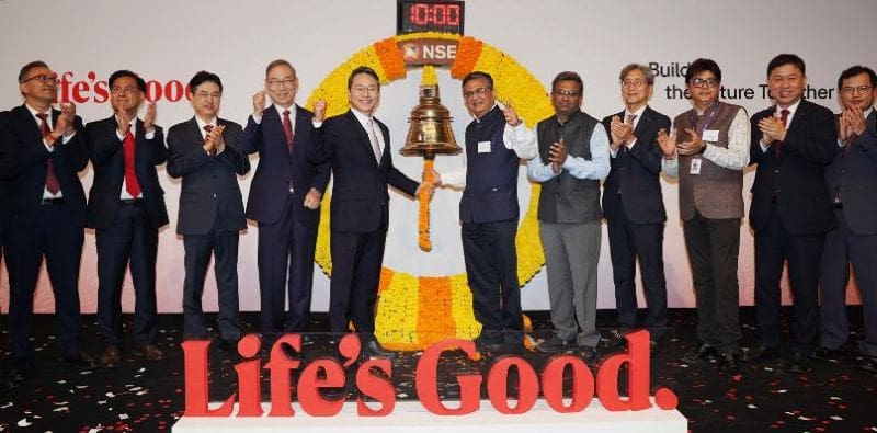 แอลจี อีเลคทรอนิคส์ อินเดีย เข้าจดทะเบียนในตลาดหลักทรัพย์อินเดีย (NSE) พร้อมประกาศวิสัยทัศน์ก้าวสู่องค์กรระดับชาติ