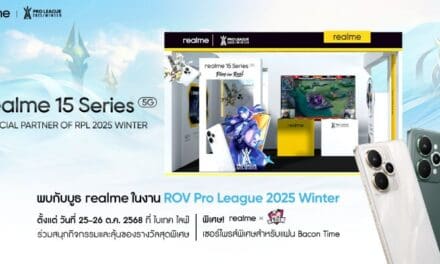 realme ชวนเกมเมอร์ปลดปล่อยพลัง! ระเบิดความมันส์ใน ศึก RoV Pro League 2025 Winter รอบชิงฯ 25–26 ตุลาคม 2568 ณ Bitec Live