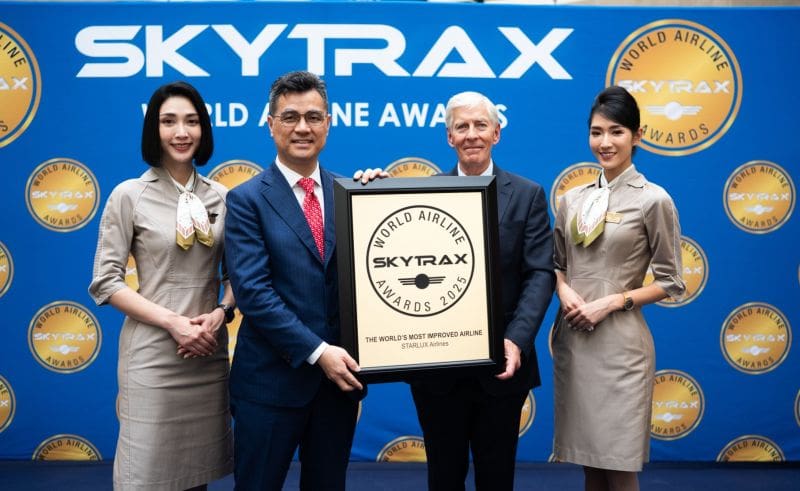 STARLUX Airlines คว้ารางวัลระดับห้าดาวจาก SKYTRAX เดินหน้าขยายเครือข่าย ในอเมริกาเหนือและทั่วโลก