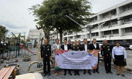 MGC-ASIA ร่วมกับมูลนิธิธรรมชวนวิริยะ ทำความดีตอบแทนสังคม ส่งมอบยางรถยนต์ที่ไม่ใช้งาน ปรับภูมิทัศน์สนามเด็กเล่น ภายในกรมยุทธบริการทหาร กองบัญชาการกองทัพไทย