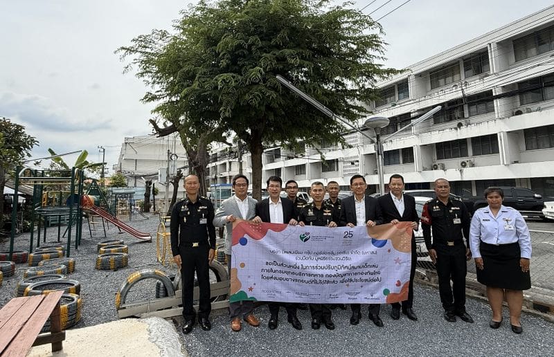 MGC-ASIA ร่วมกับมูลนิธิธรรมชวนวิริยะ ทำความดีตอบแทนสังคม ส่งมอบยางรถยนต์ที่ไม่ใช้งาน ปรับภูมิทัศน์สนามเด็กเล่น ภายในกรมยุทธบริการทหาร กองบัญชาการกองทัพไทย