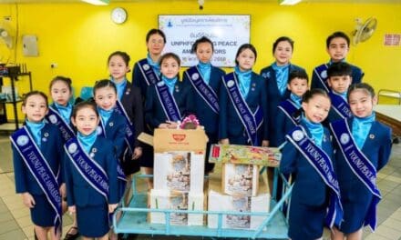 ยุวทูตเพื่อสันติภาพ (UNPKFC) แบ่งปันรอยยิ้ม… จากใจ สู่เยาวชน มูลนิธิอนุเคราะห์คนพิการฯ