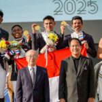 อินโดนีเซียคว้าเหรียญทองการแข่งขันกีฬาขี่ม้ากระโดดข้ามเครื่องกีดขวางประเภททีม ศึกซีเกมส์ ครั้งที่ 33 ที่พัทยา