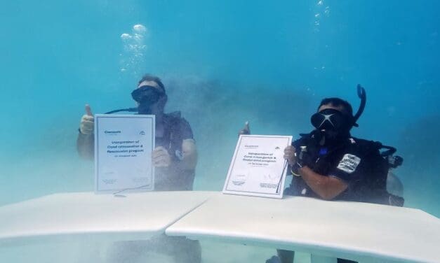 ครอสโร้ดส์ มัลดีฟส์ ภายใต้การบริหารของ เอส โฮเทล แอนด์ รีสอร์ท ลงนามบันทึกข้อตกลงความร่วมมือกับธนาคารอิสลามแห่งมัลดีฟส์เพื่อฟื้นฟูแนวปะการัง