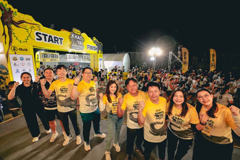 “B-QUIK KHAO YAI MARATHON 2026” ยืนหนึ่งสนามวิ่งมาราธอนบนผืนป่ามรดกโลกต่อเนื่องเป็นปีที่ 2 พร้อมกระแสตอบรับอย่างล้นหลามจากนักวิ่งทั่วประเทศกว่า 8,000 คน