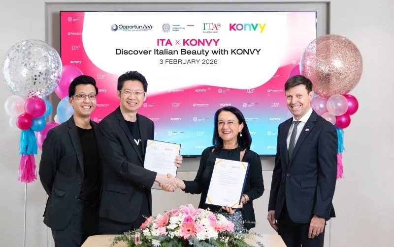 KONVY จับมือ ITA ลงนามความร่วมมือ ยกทัพแบรนด์ “Made in Italy” เสิร์ฟนักช้อปไทยตลอดปี 2026