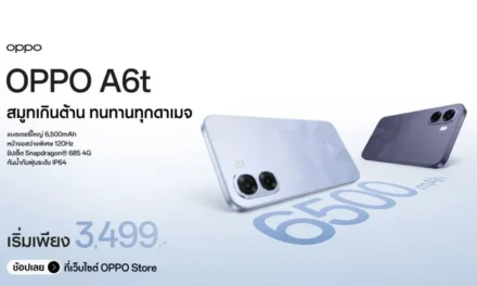 สายทนทานห้ามพลาด OPPO A6t Series มาพร้อมราคาสุดคุ้มค่า วางจำหน่ายแล้ววันนี้เฉพาะช่องทางออนไลน์เท่านั้น!