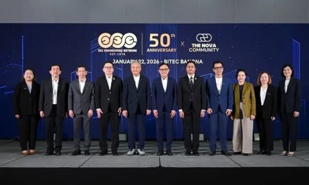 เวทีรวม “ตัวจริงระดับประเทศ” ร่วมพลิกโฉมอาคารเก่าเพื่อโลกไร้คาร์บอน! The NOVA Community x 50th EEC Anniversary ฉลอง 50 ปี EEC วิศวกรรมที่ปรึกษาชั้นนำของไทย ถ่ายทอดประสบการณ์ 5 ทศวรรษ สู่การยกระดับอาคารไทยอย่างคุ้มค่าและยั่งยืน มุ่งสู่ Net Zero