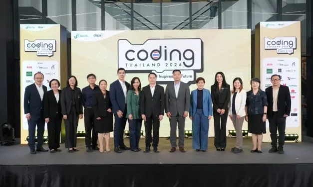 ดีป้า ปลุกพลังเยาวชนไทย ขับเคลื่อนเศรษฐกิจ – สังคมดิจิทัล ผ่านโครงการ Coding Thailand 2026: AI Inspires the Future