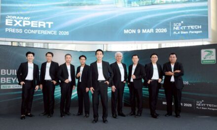 “จระเข้ คอร์ปอเรชั่น” กางโรดแมปปี 2569 ภายใต้ทีมผู้บริหารใหม่ ตอกย้ำความเชี่ยวชาญครบวงจร JORAKAY EXPERT “ตัวจริงนวัตกรรมก่อสร้าง” พร้อมดัน “เค เซอรา” ปั้นแบรนด์วัสดุตกแต่งที่ตอบโจทย์ไลฟ์สไตล์ยุคใหม่