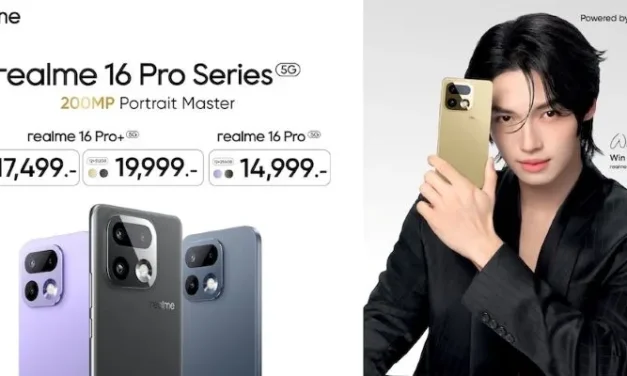 “realme 16 Series 5G” เปิดยุคใหม่แห่งการถ่ายพอร์ตเทรต! ชูกล้อง 200MP LumaColor Portrait Master “หนึ่งเดียวในเซกเมนต์” พร้อมสัมผัสความงามของ Urban Wild Design สไตล์ “นาโอโตะ ฟุคาซาวะ”