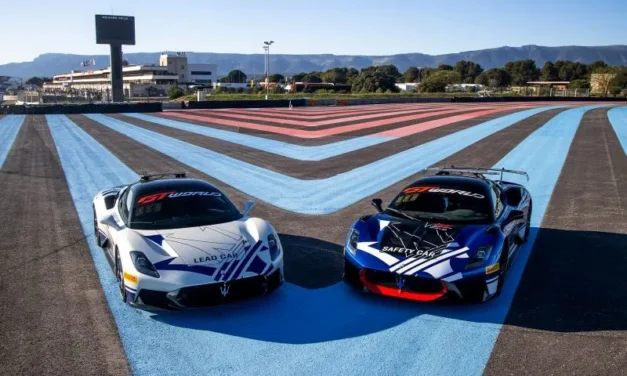 มาเซราติ GT2 Stradale และ MCPURA ได้รับเลือกเป็นเซฟตี้คาร์และรถนำขบวน ในการแข่ง GT World Challenge Europe powered by AWS ประเดิมเรซแรก ณ Circuit Paul Ricard