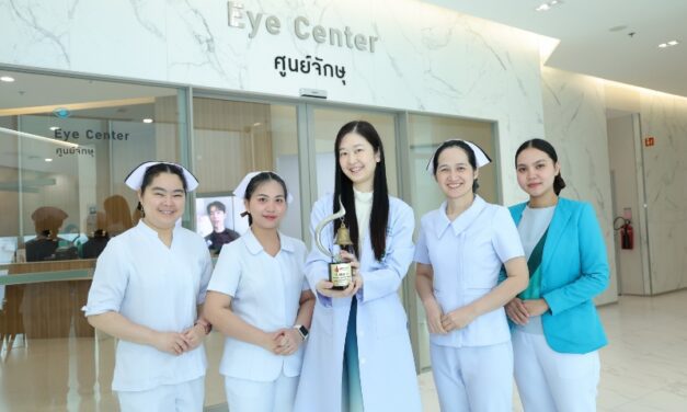 The Eye-Diagnostic Billboard ผลงานความร่วมมือของโรงพยาบาลพระรามเก้า และ Plan B Media ได้รับรางวัล Gold Awards จากเวที MAAT Media Awards