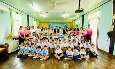 กปว. เติมโอกาสให้การศึกษา สร้างรอยยิ้มแก่เด็กนักเรียนห้วยพุกวิทยา