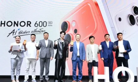 เปิดตัว HONOR 600 Series สมาร์ตโฟนเรือธงแห่งยุค โชว์ฟีเจอร์ AI Image to Video 2.0 พร้อมดึง ‘บลู พงศ์ทิวัตถ์ ตั้งวันเจริญ’ นั่งแท่น HONOR 600 Series Thailand AI Friend