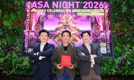 จระเข้ คอร์ปอเรชั่น คว้ารางวัลบูทยั่งยืน ระดับ SILVER “ASA 100 Sustainable : Toward Sustainable ASA Architect Expo”