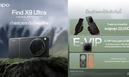 วางจำหน่ายแล้วอย่างเป็นทางการ OPPO Find X9 Ultra ครั้งแรกของอุตสาหกรรม กล้อง Hasselblad 50MP เทเลโฟโต้ ซูมออปติคอล 10 เท่า ซูมระดับมืออาชีพ