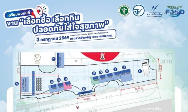 อย. เชิญชวนประชาชนร่วมงาน “เลือกซื้อ เลือกกิน ปลอดภัยใส่ใจสุขภาพ” 3 ก.ค.นี้ ณ ตลาดยิ่งเจริญ