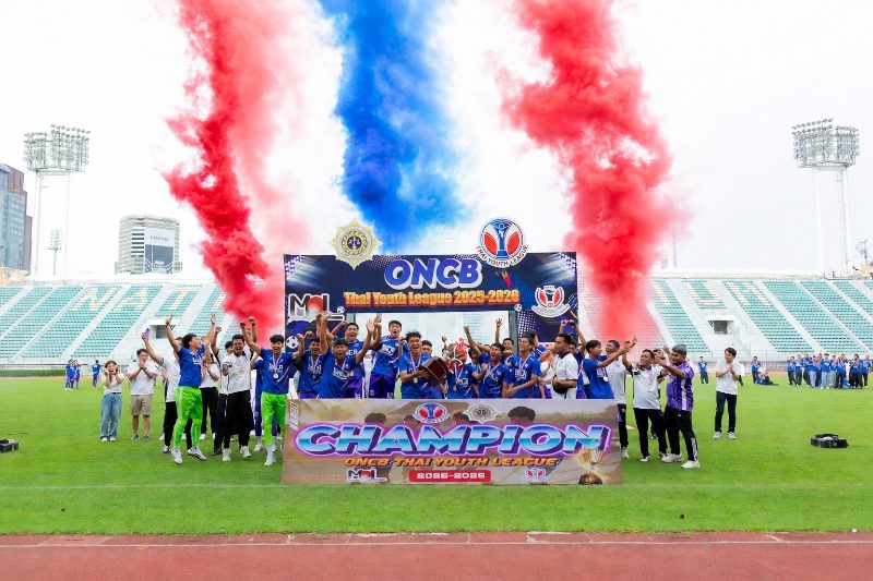 ONCB Thai Youth League 2025/2026 เปิดสนามสร้างนักกีฬา พัฒนาเยาวชนไทยห่างไกลยาเสพติด