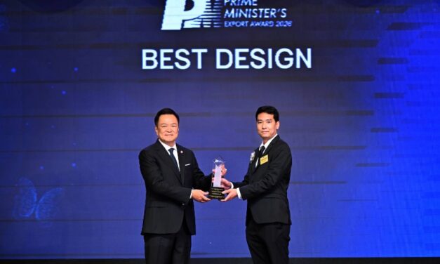 DOS WIDERO คว้ารางวัล Best Design Award ในงาน Prime Minister’s Export Award 2026