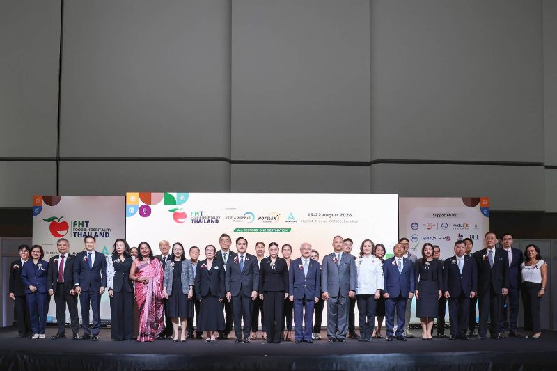 ภาครัฐ – เอกชน และ อินฟอร์มา มาร์เก็ตส์ เปิดงานงาน Food & Hospitality Thailand 2026 รวม 4 งานใหญ่ ร่วมขับเคลื่อนยกระดับระบบนิเวศธุรกิจท่องเที่ยวไทย