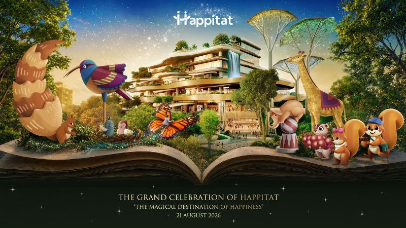 21 สิงหาคมนี้! Happitat เนรมิต Grand Celebration เปิดอาณาจักรแห่งความสุข พบ “โจว อี้หราน” บินลัดฟ้าร่วมฉลอง พร้อม Family of Happitat ชมพู่อารยา น้องเกล สายฟ้าพายุ ยายหนิง และทัพดารา–ศิลปินแถวหน้ากว่า 100 ชีวิต